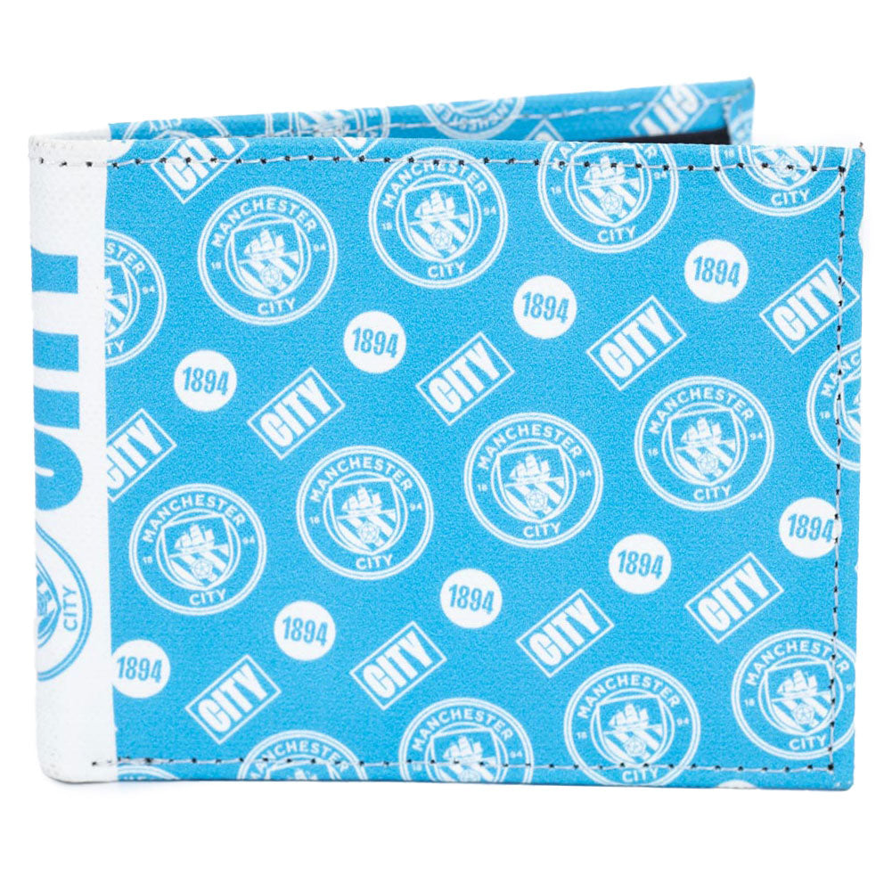 Official Manchester City FC Coloured Icon Wallet