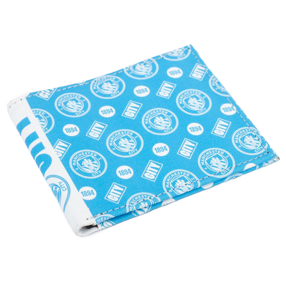 Official Manchester City FC Coloured Icon Wallet