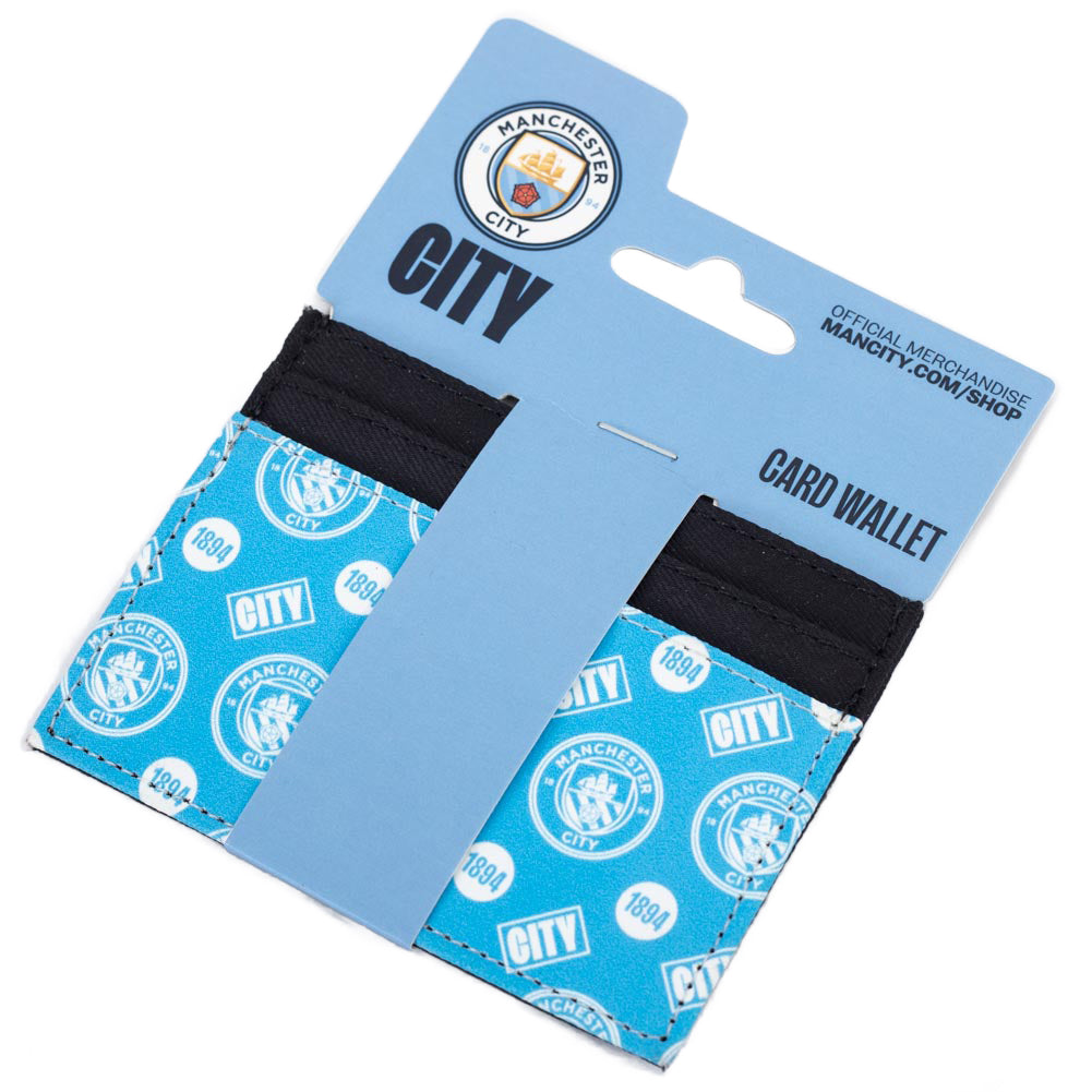 Official Manchester City FC Coloured Icon Card Holder