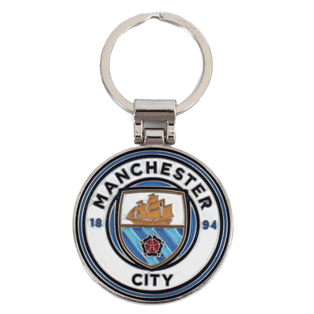 Official Manchester City FC Executive Crest Keyring