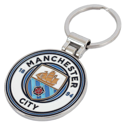 Official Manchester City FC Executive Crest Keyring