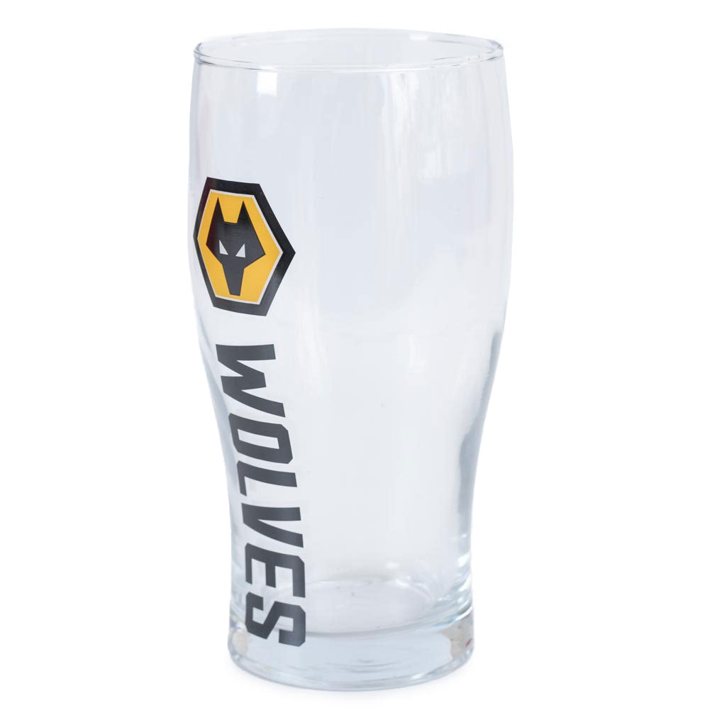 Official Wolverhampton Wanderers FC Tulip Pint Glass