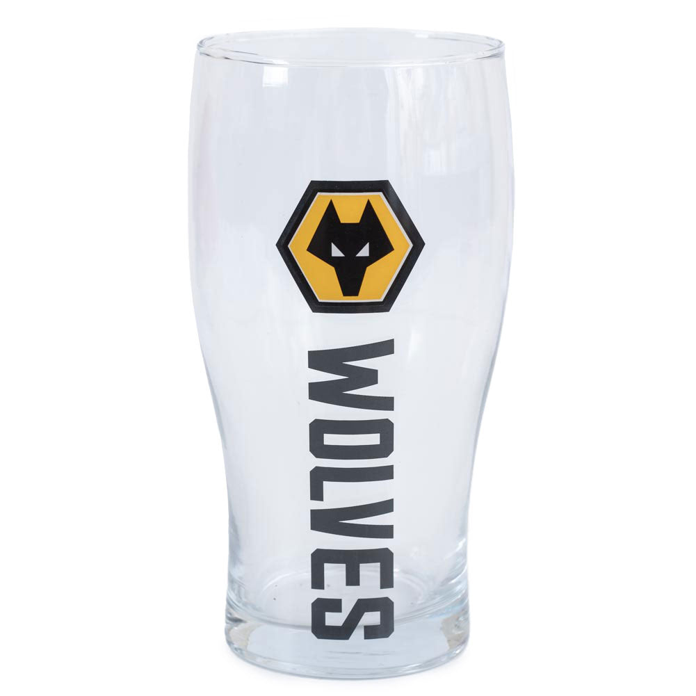 Official Wolverhampton Wanderers FC Tulip Pint Glass