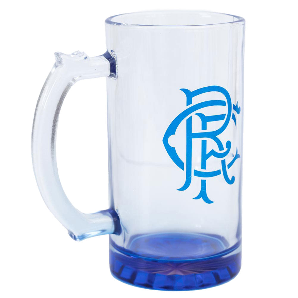 Official Rangers FC Stein Glass Tankard