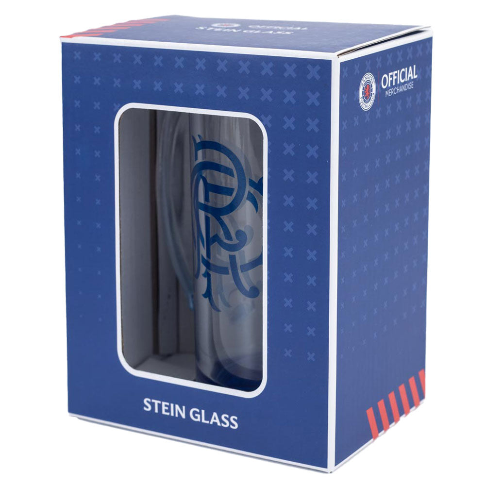 Official Rangers FC Stein Glass Tankard