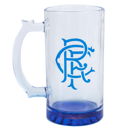 Official Rangers FC Stein Glass Tankard